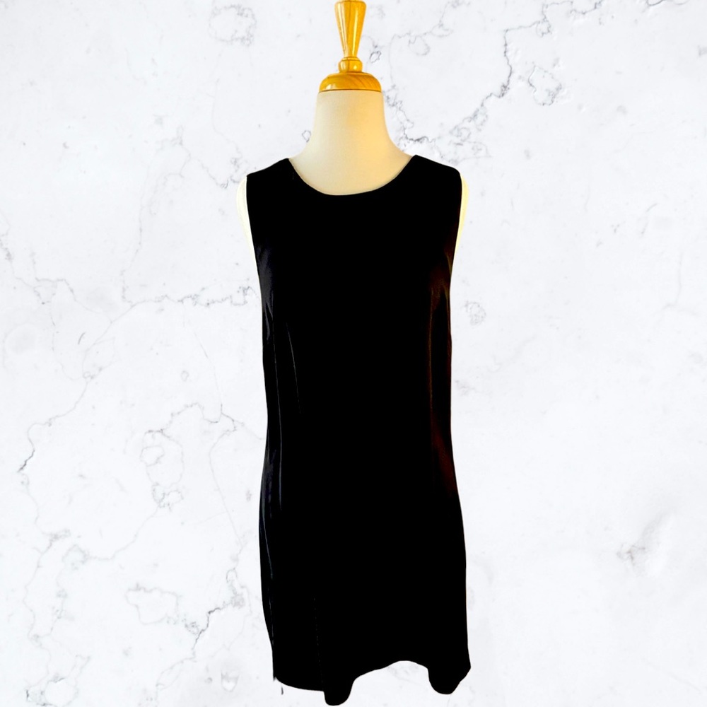 Black Cocktail Dress. Low back